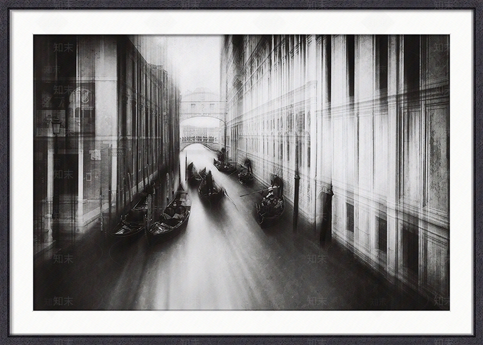 现代黑白建筑装饰画贴图下载【ID:1107128764】