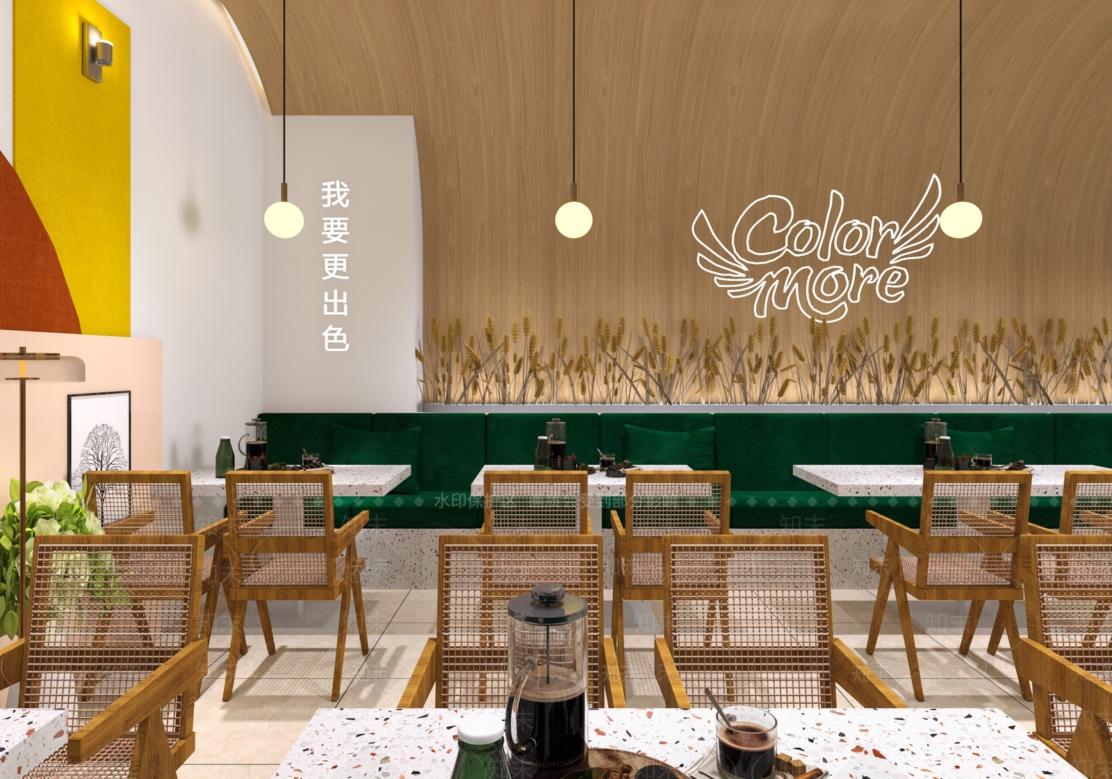 北欧奶茶店3D模型下载【ID:1107152436】