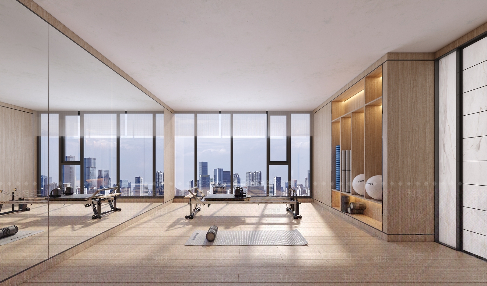 现代瑜伽室3D模型下载【ID:1107162468】