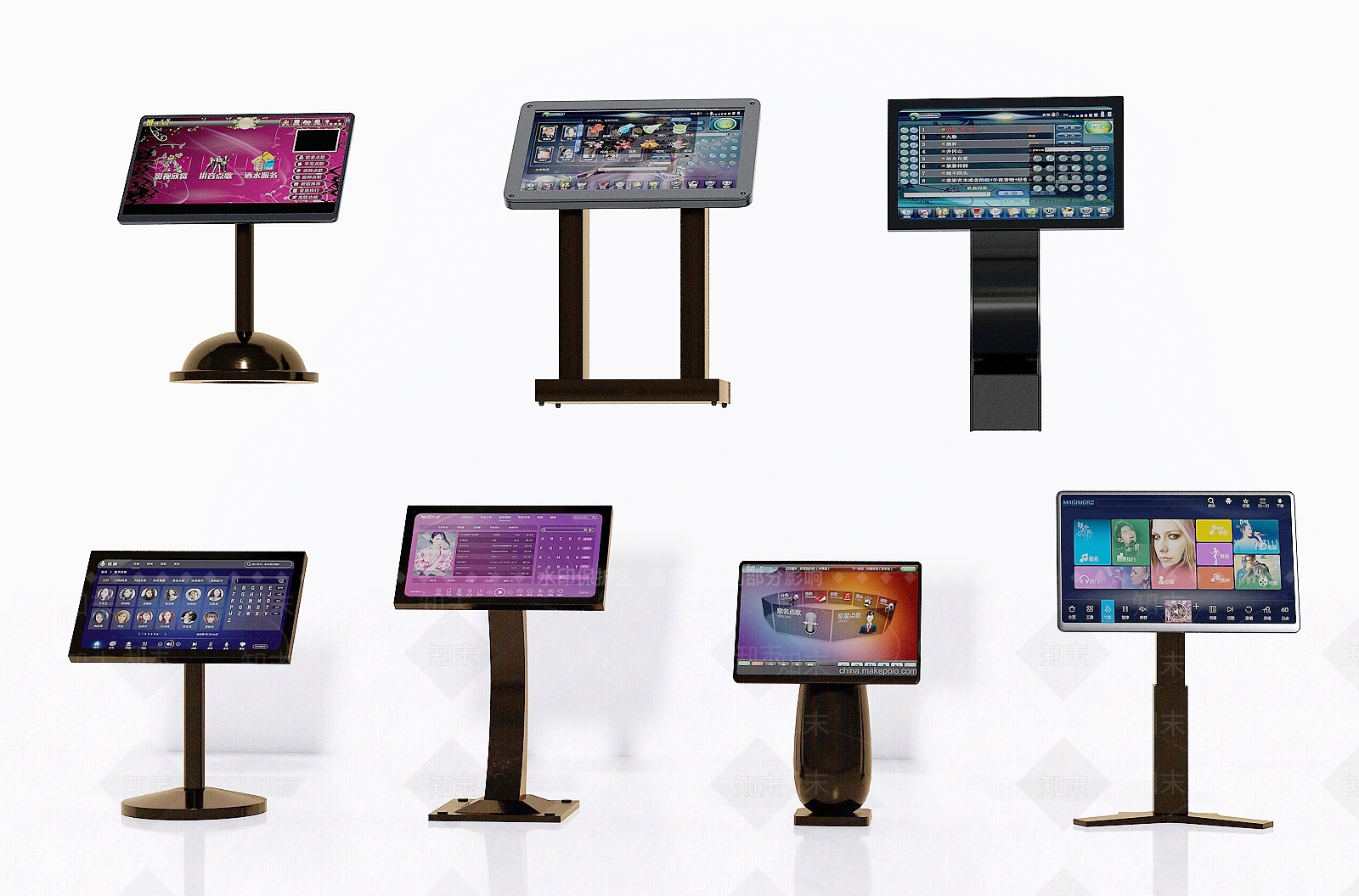 现代KTV点歌台3D模型下载【ID:1107174453】