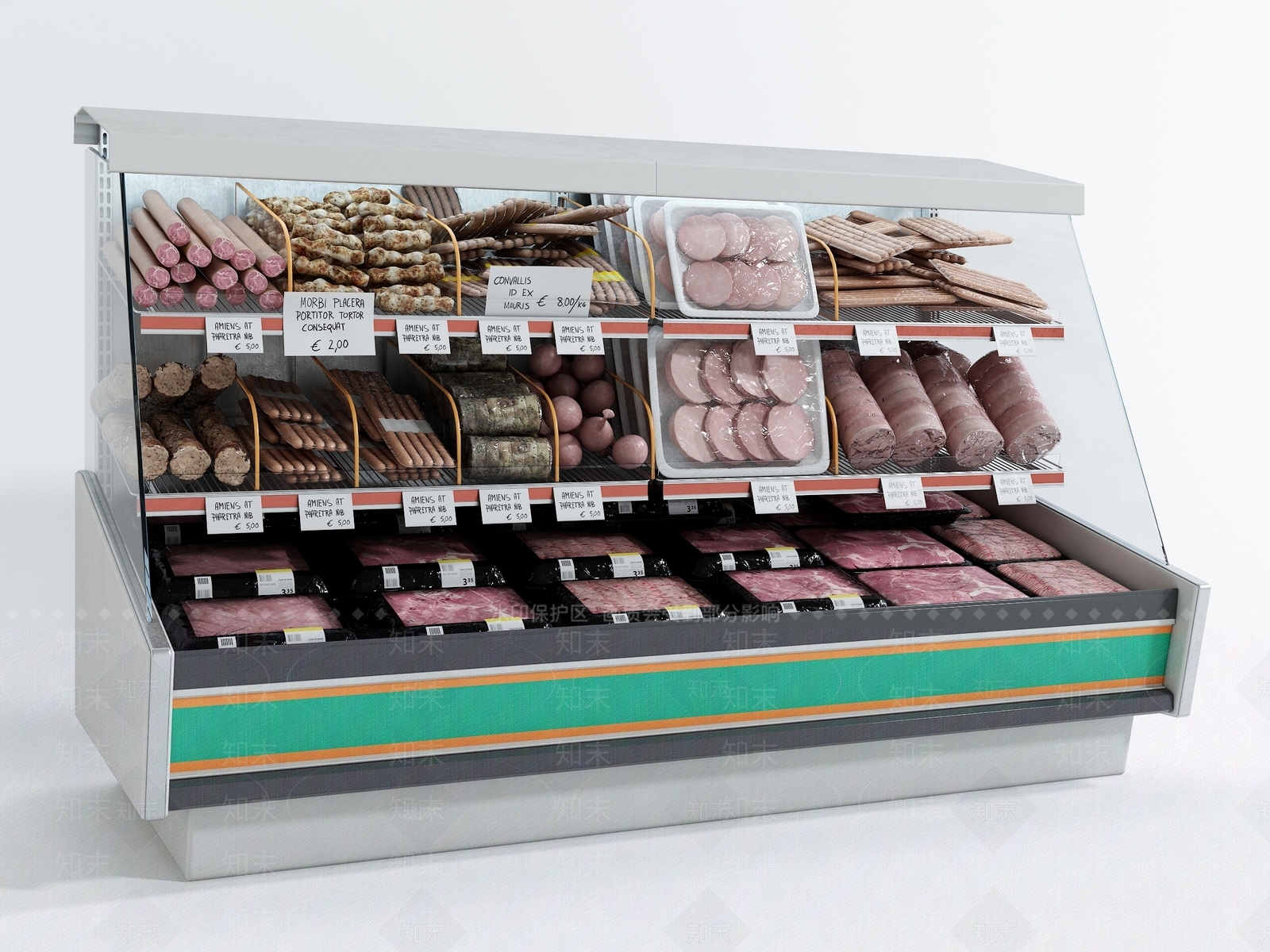 现代保鲜柜3D模型下载【ID:1107239551】