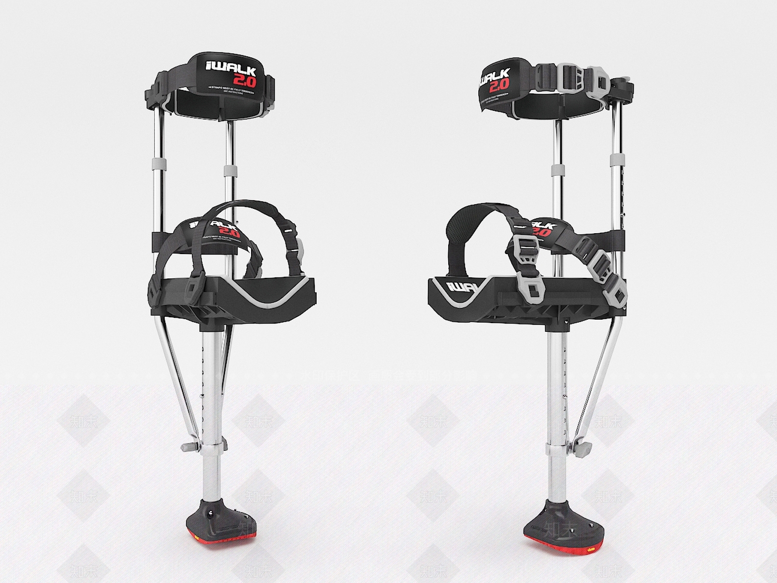 现代拐杖3D模型下载【ID:1107245268】