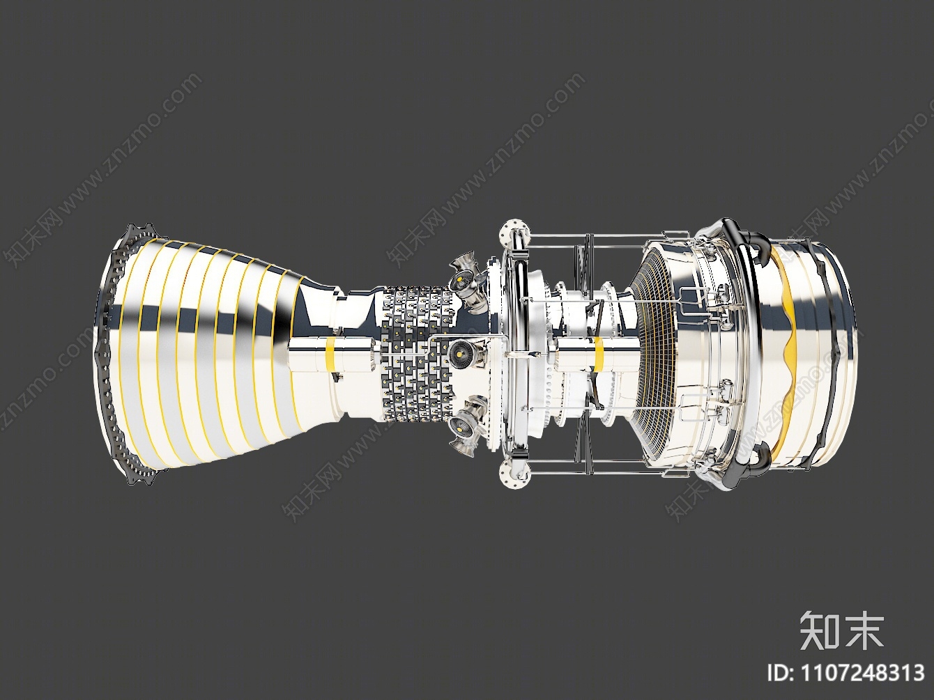 现代发动机3D模型下载【ID:1107248313】