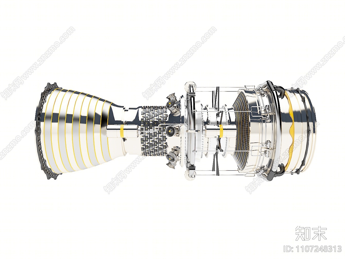 现代发动机3D模型下载【ID:1107248313】