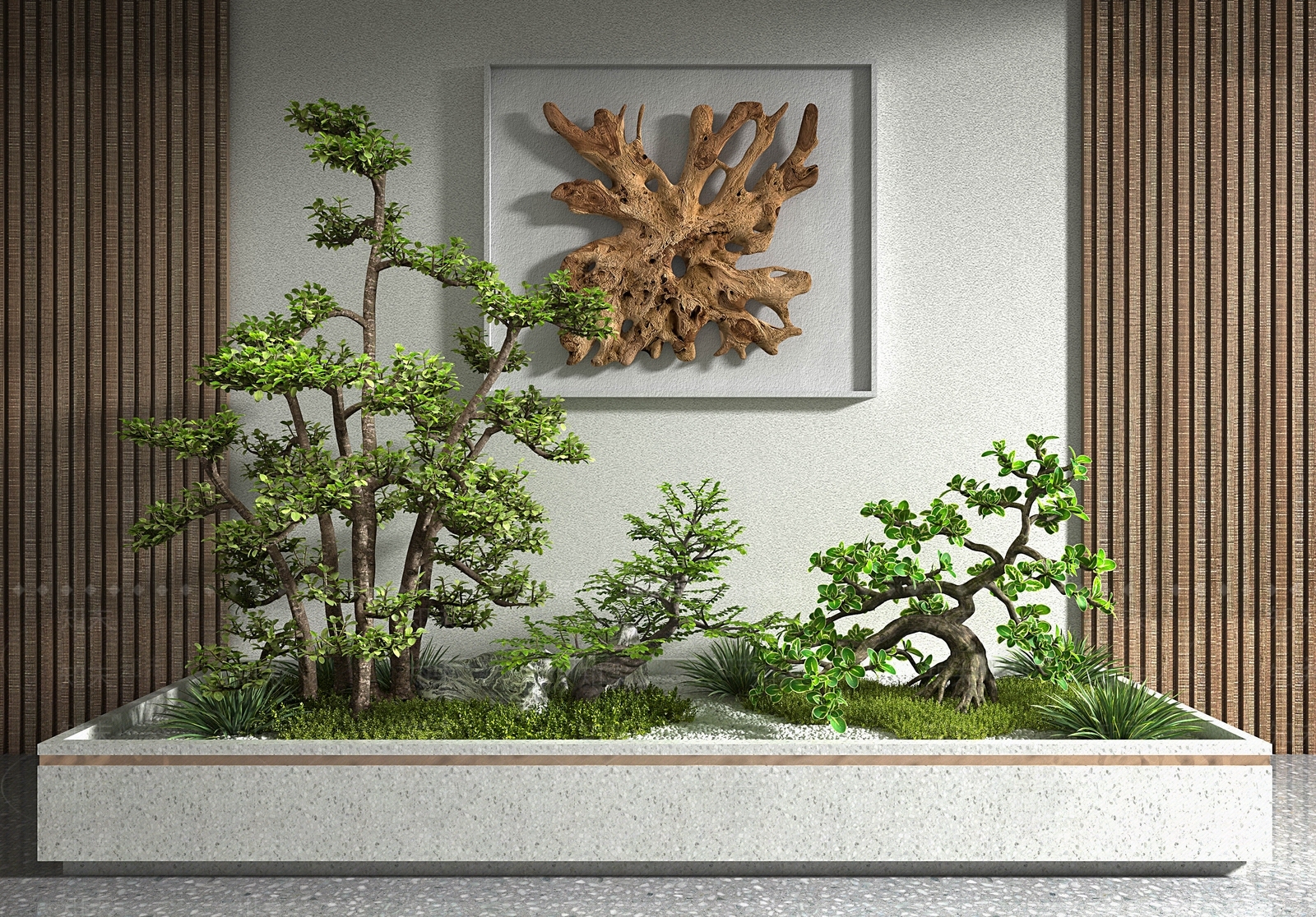 现代花坛3D模型下载【ID:1107263338】