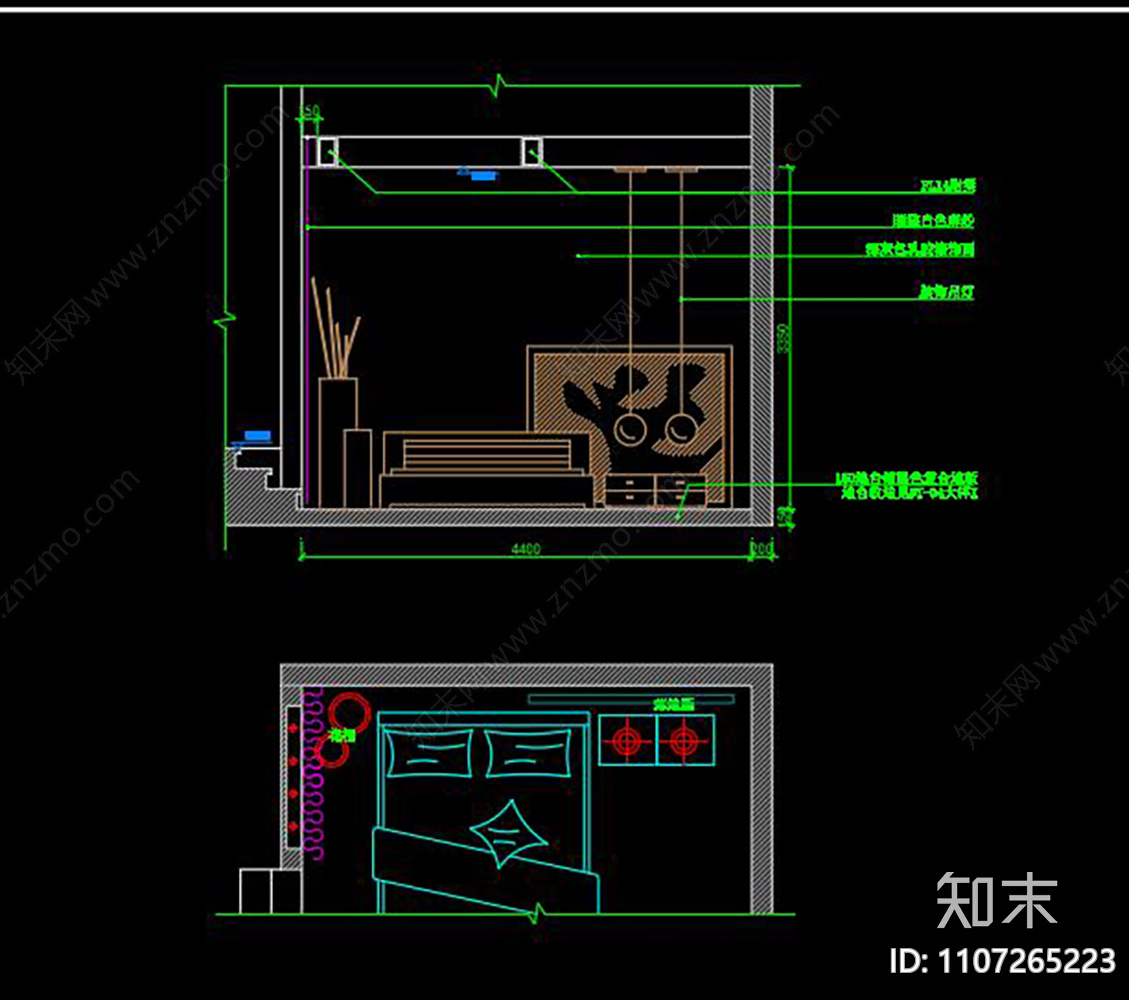 450平家具展厅专卖店cad施工图下载【ID:1107265223】