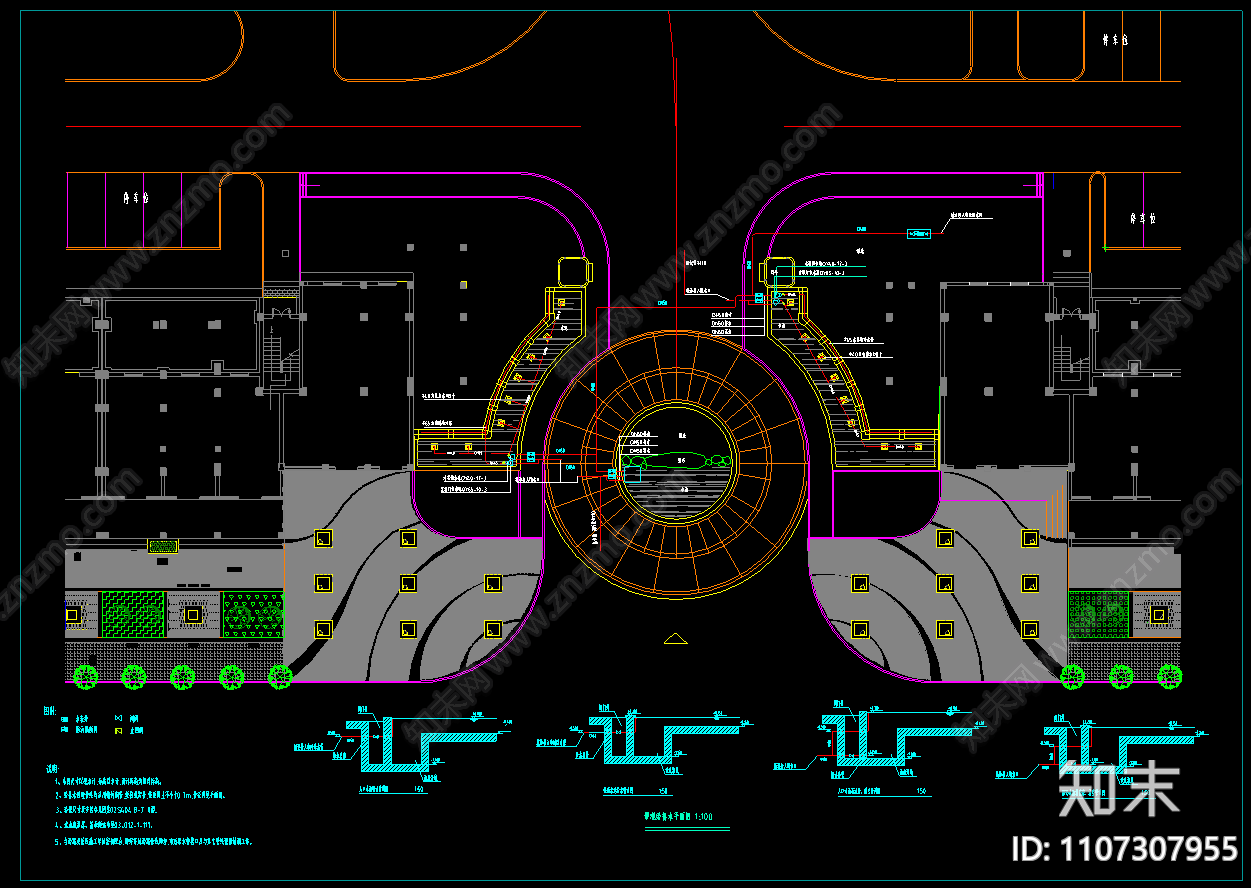 大门水电竣施工图下载【ID:1107307955】