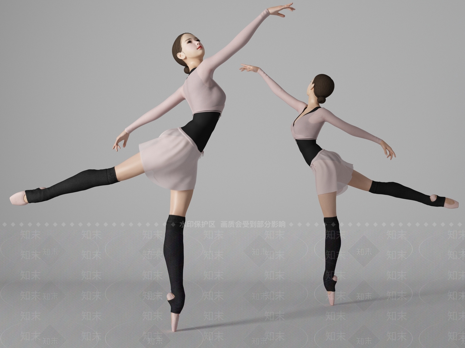现代女人SU模型下载【ID:1107345939】
