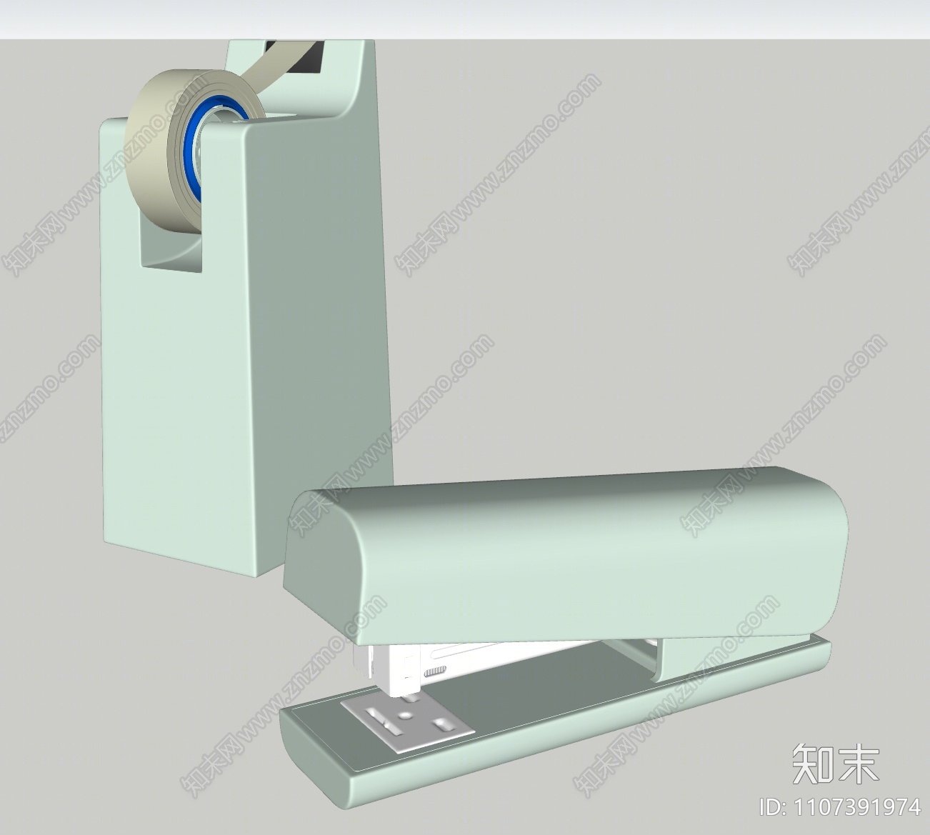 现代订书机SU模型下载【ID:1107391974】