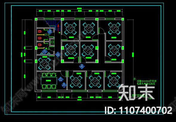 现代简约cad施工图下载【ID:1107400702】