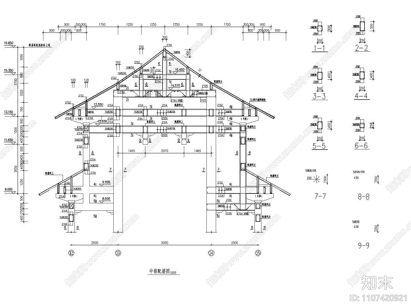 中式cad施工图下载【ID:1107420921】