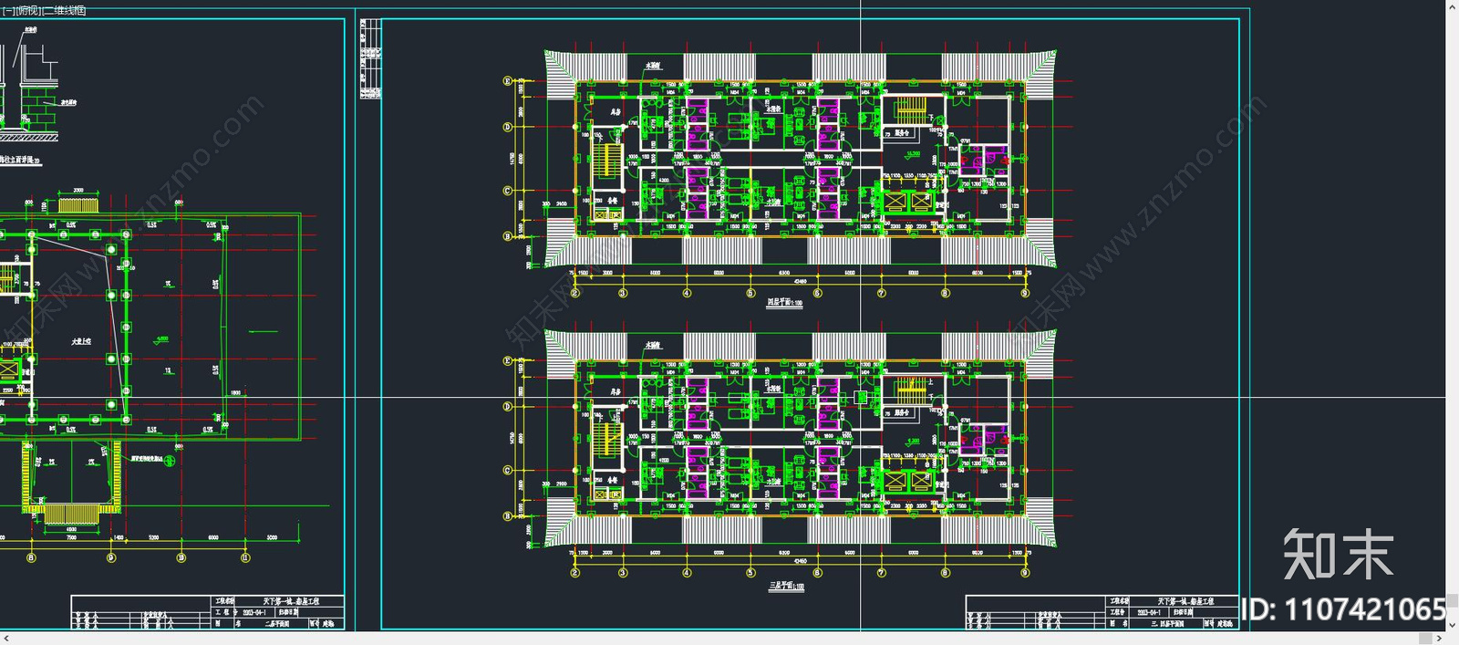 中式船造型仿古饭店建筑方案图cad施工图下载【ID:1107421065】