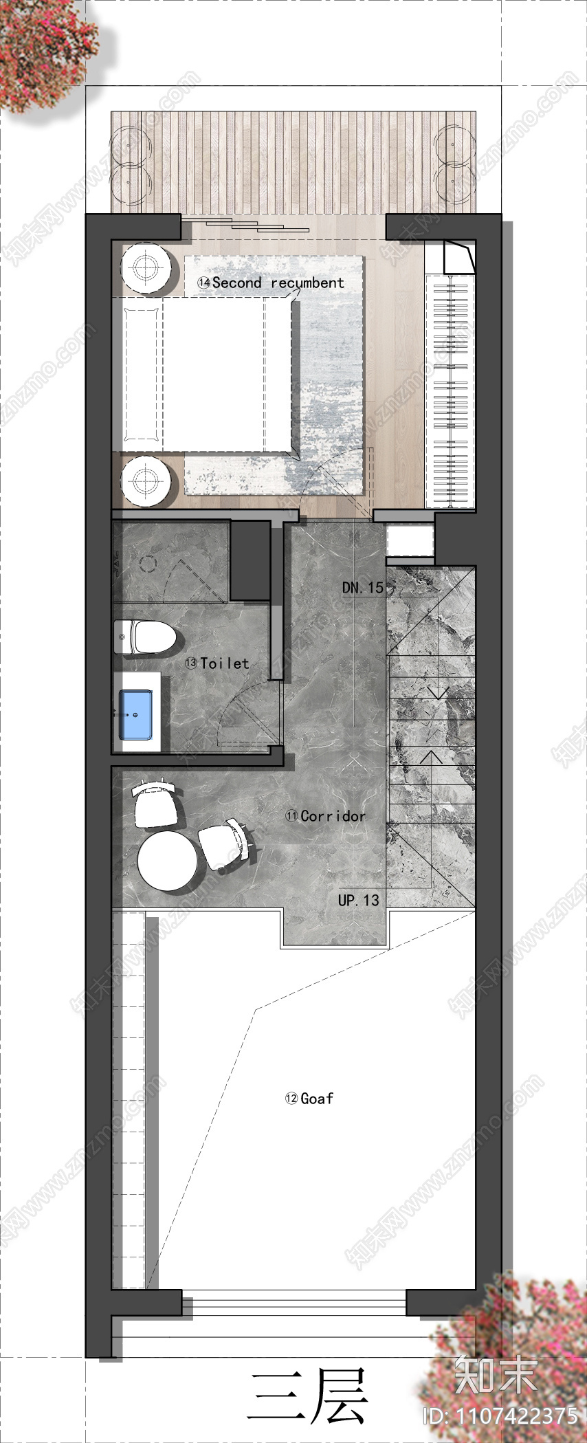 300㎡2独栋别墅户型平面方案施工图下载【ID:1107422375】