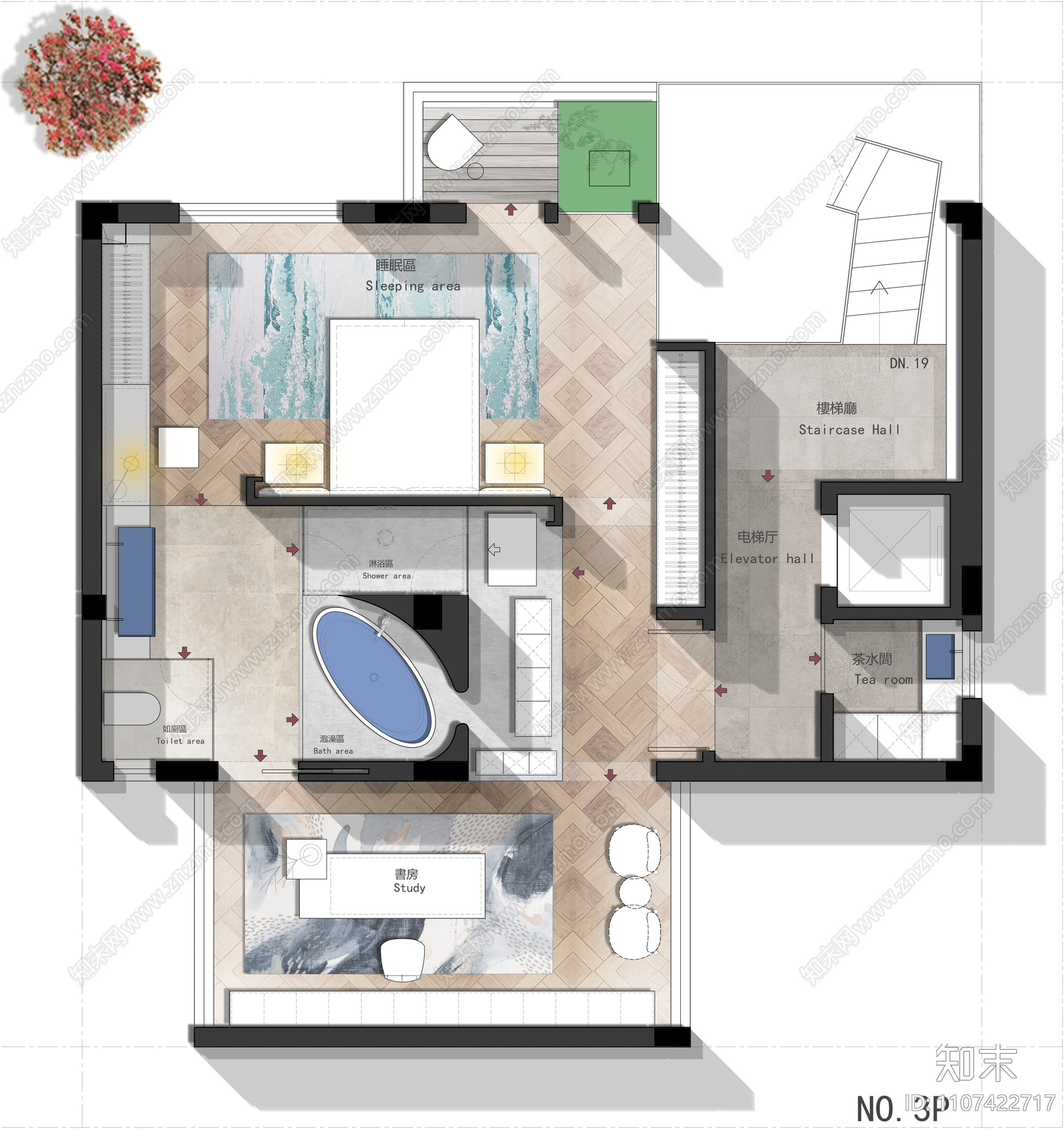 450㎡獨棟別墅施工图施工图下载【ID:1107422717】