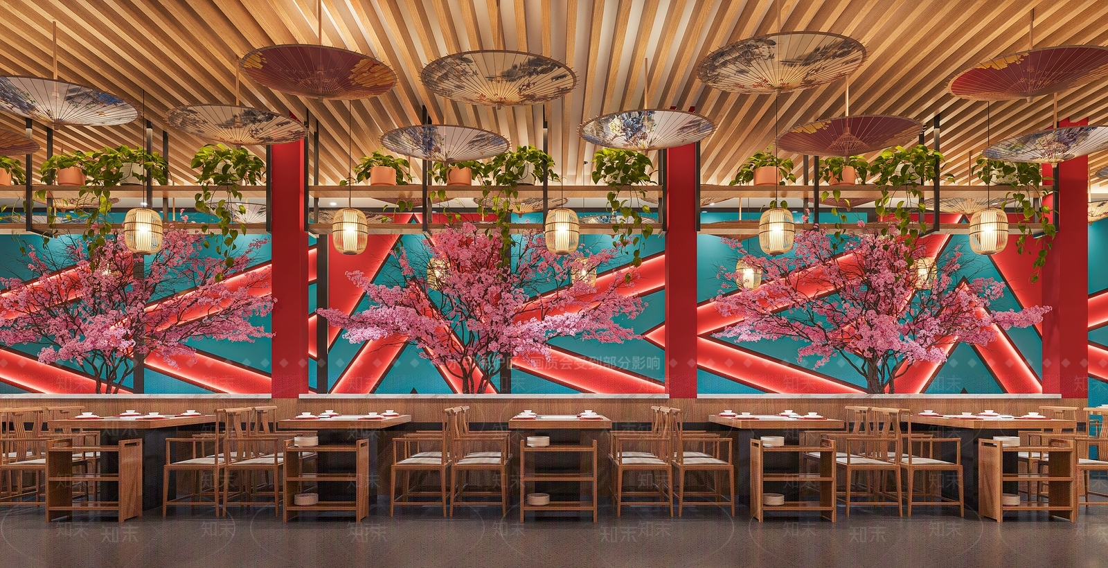 新中式火锅店3D模型下载【ID:1107464968】