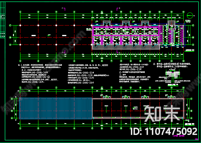 洪桥农贸市场建筑图设计图低版本施工图下载【ID:1107475092】