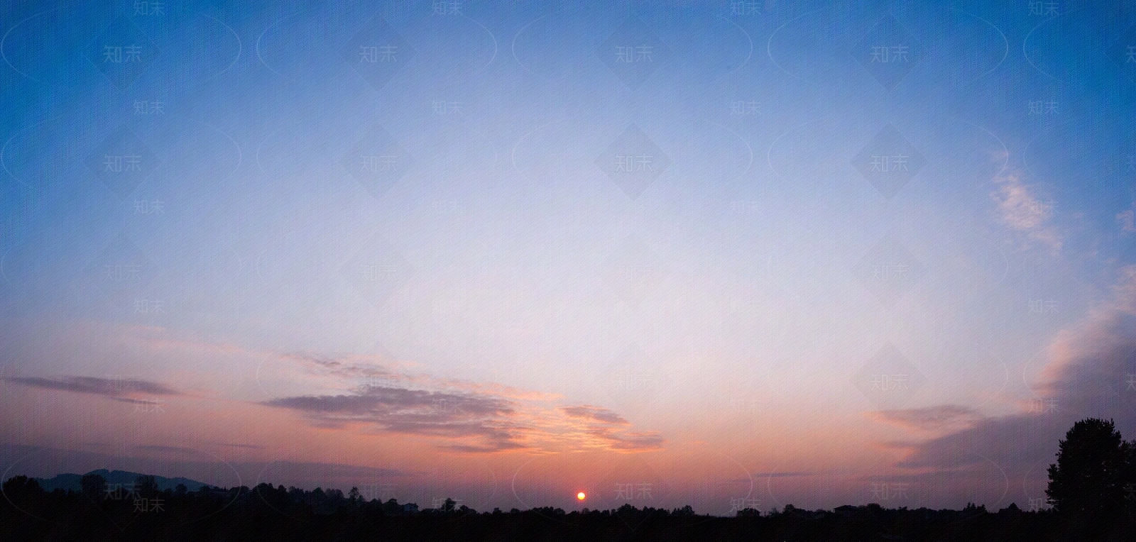 晚霞天空环境贴图下载【ID:1107475981】