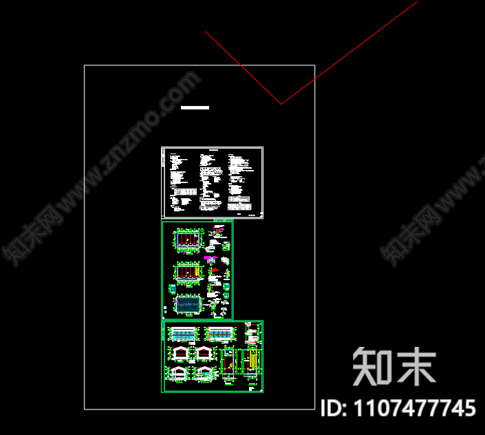 魏营镇涧东村教堂建筑图设计低版本施工图下载【ID:1107477745】