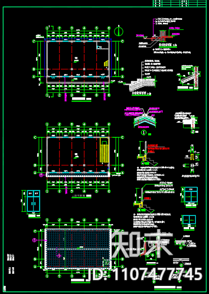 魏营镇涧东村教堂建筑图设计低版本施工图下载【ID:1107477745】