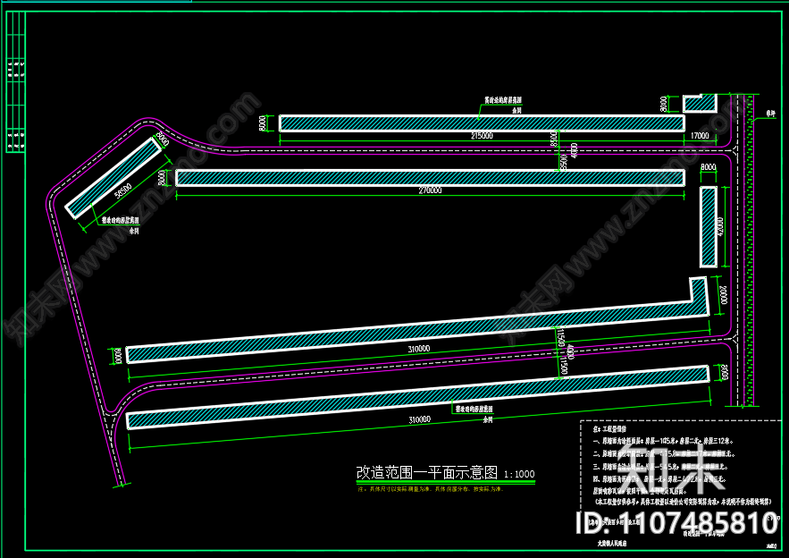 龙集镇成河美丽乡村建设工程建筑图cad施工图下载【ID:1107485810】