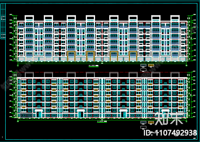 泗洪县孙园商业步行街32号楼建筑图施工图下载【ID:1107492938】