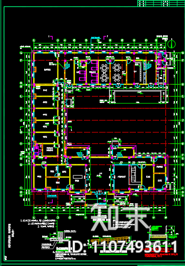 泗洪县大楼派出所及交警八中队业务用房建筑图cad施工图下载【ID:1107493611】