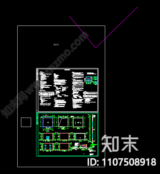 某地锅炉房建筑图设计cad施工图下载【ID:1107508918】