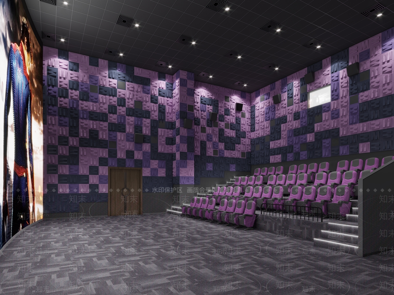 现代电影院3D模型下载【ID:1107522965】