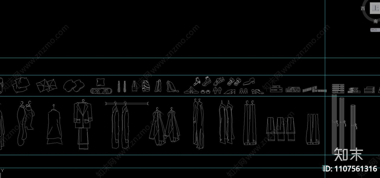 现代简约施工图下载【ID:1107561316】