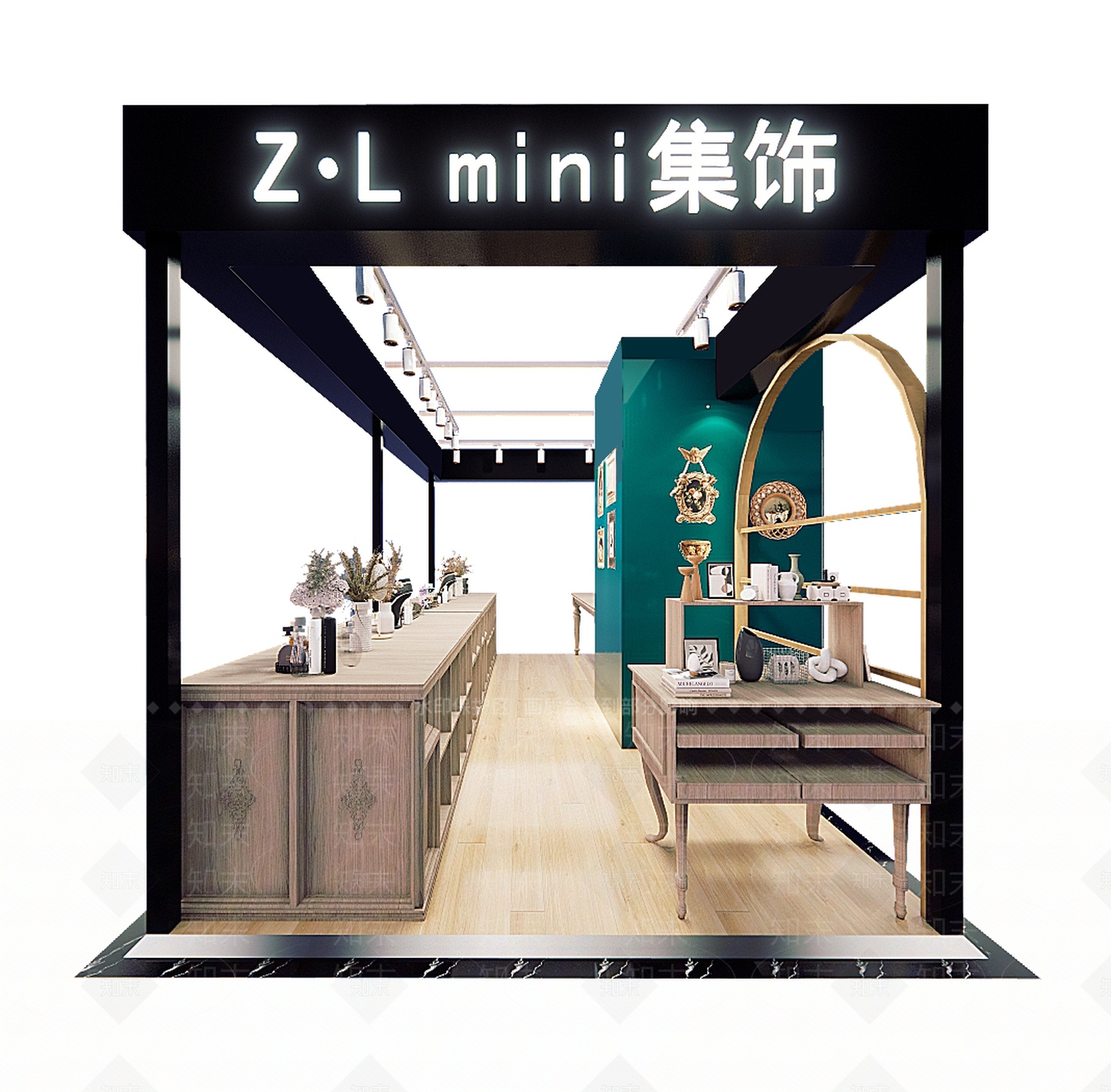 现代珠宝店SU模型下载【ID:1107783050】