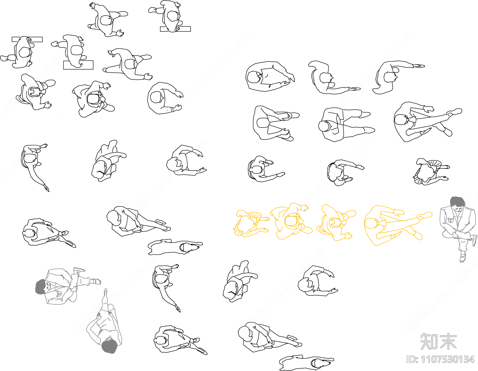 人物施工图下载【ID:1107530134】