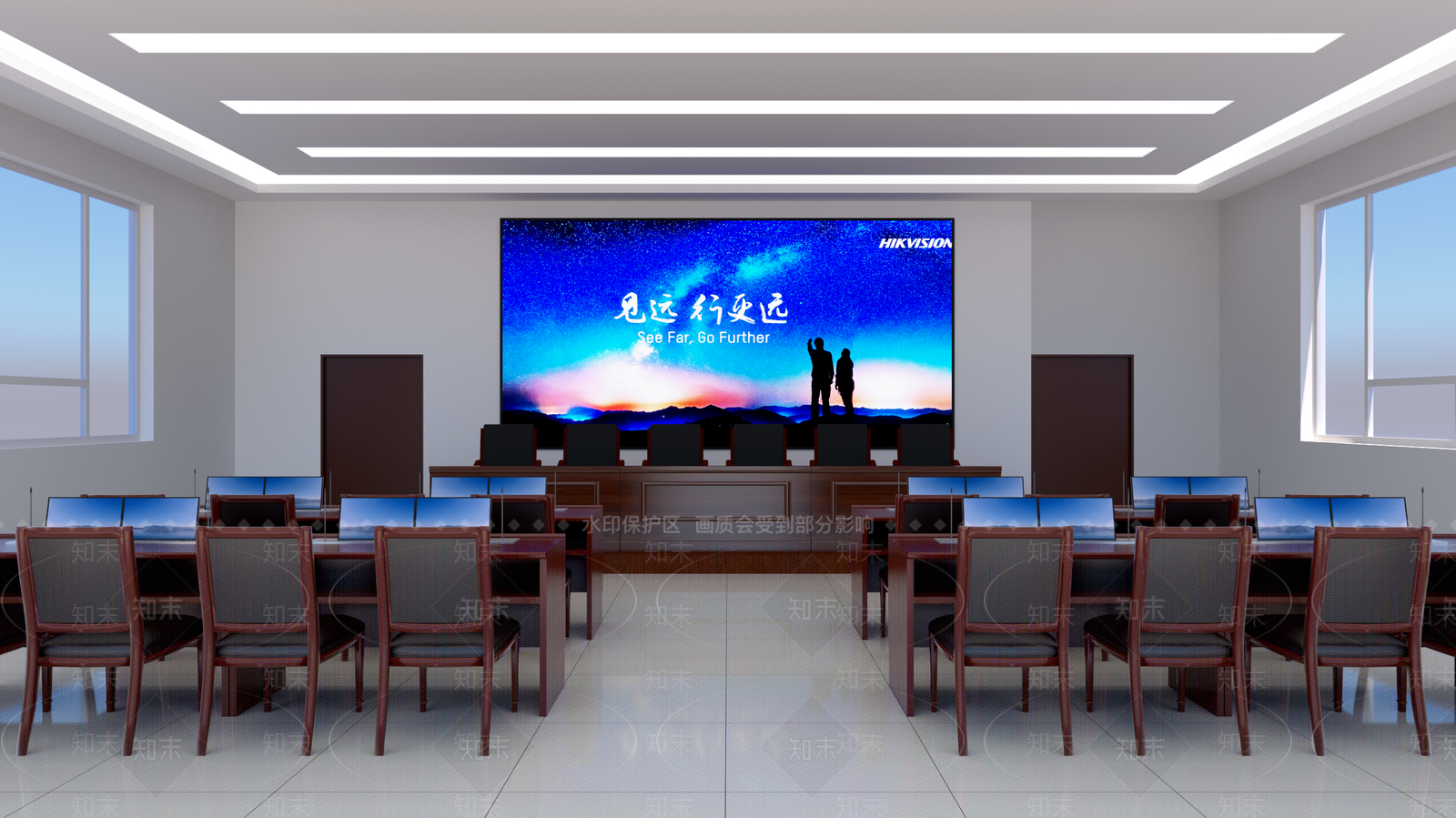 现代报告厅SU模型下载【ID:1107530581】
