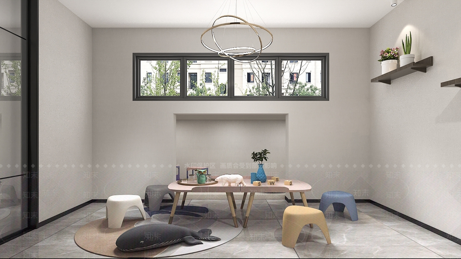 现代儿童玩具房3D模型下载【ID:1107544021】