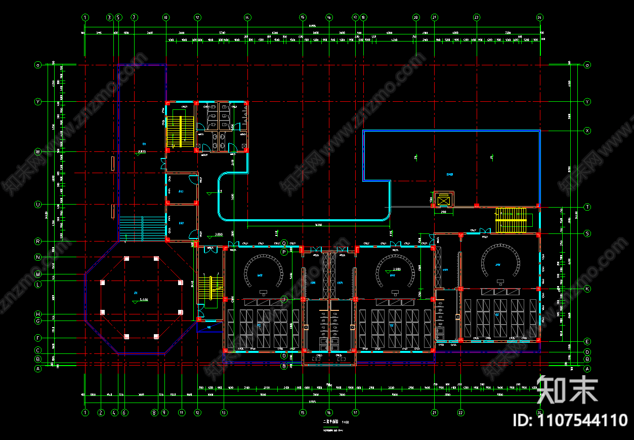 九班幼儿园建筑方案图纸施工图下载【ID:1107544110】