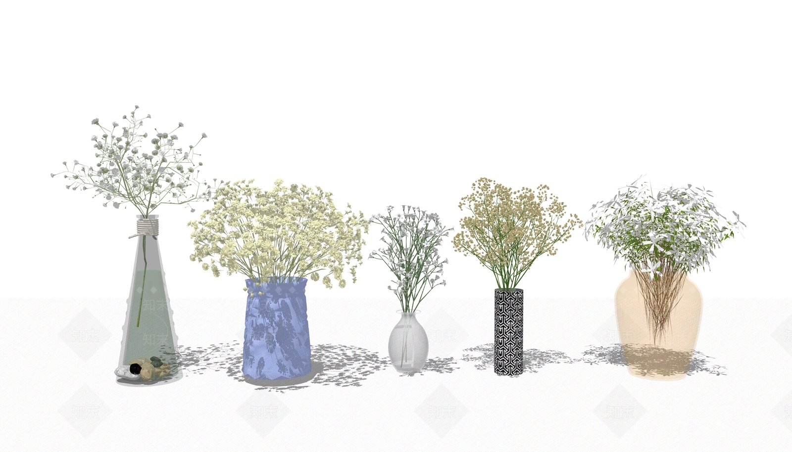 现代满天星SU模型下载【ID:1107558108】