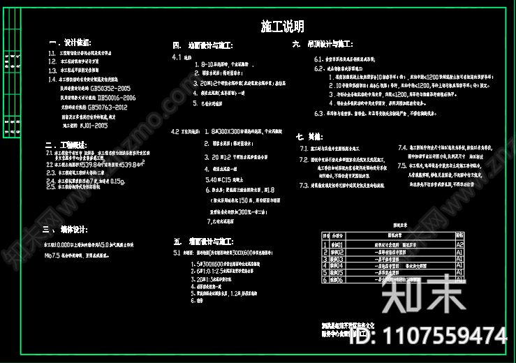 泗洪政府食堂建筑图设计低版本cad施工图下载【ID:1107559474】