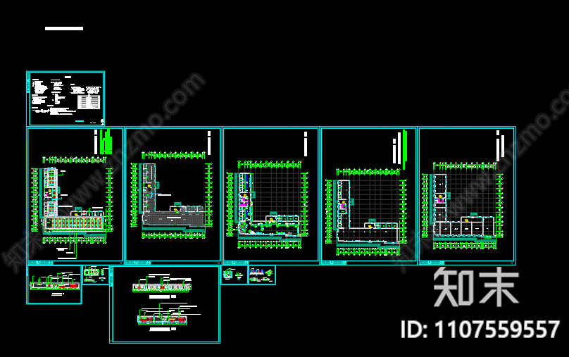 政法委大厅装修施工图设计cad施工图下载【ID:1107559557】