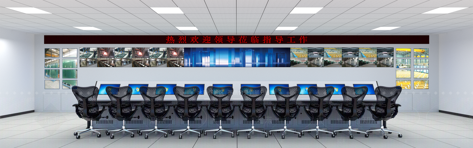 现代监控室SU模型下载【ID:1107566175】