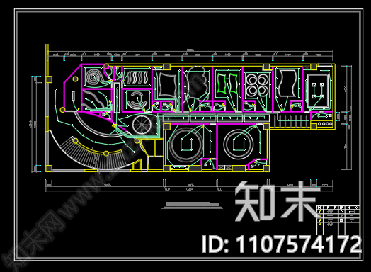 KTV施工图cad施工图下载【ID:1107574172】