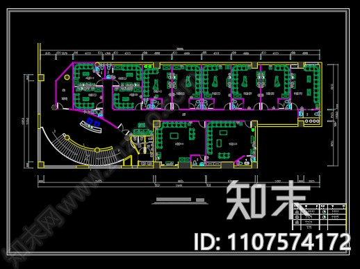 KTV施工图cad施工图下载【ID:1107574172】