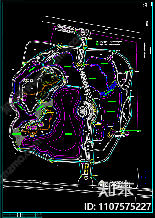 玉珠湖路灯施工图下载【ID:1107575227】