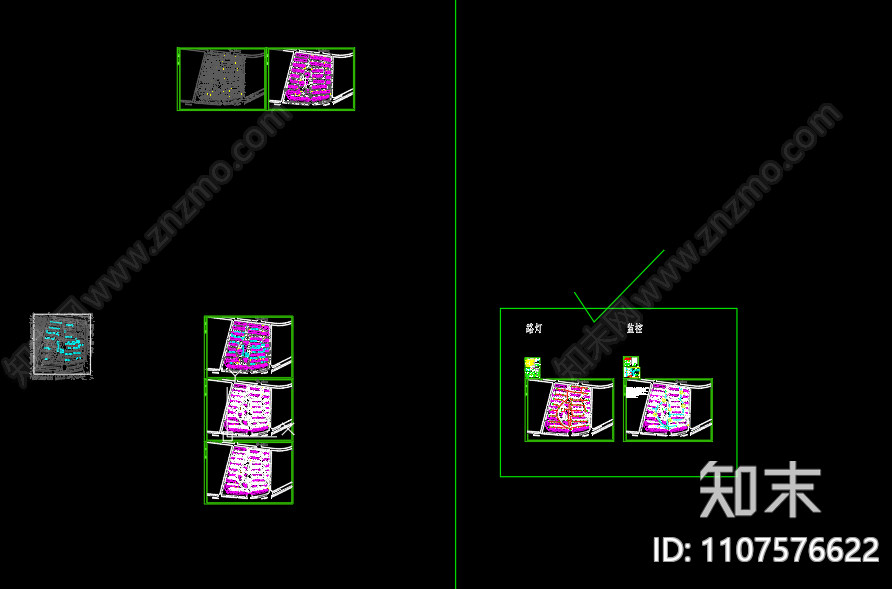 城市花园施工图路灯和监控电气图设计施工图下载【ID:1107576622】