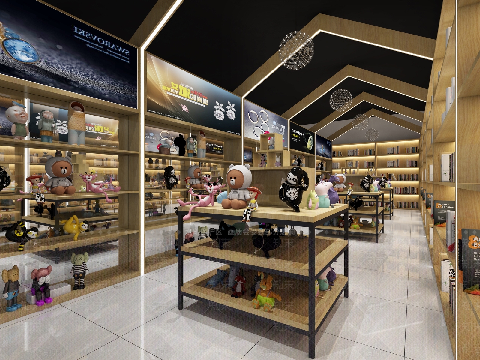 现代玩具礼品店3D模型下载【ID:1107584648】