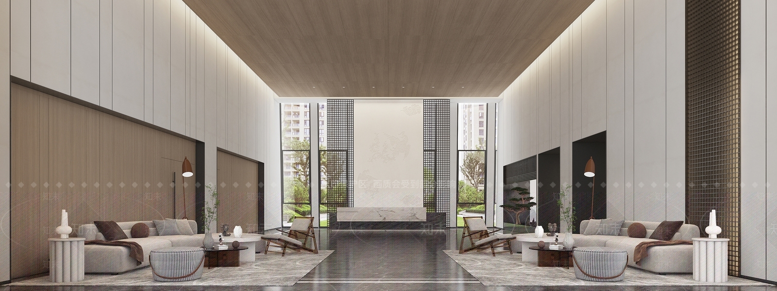 现代休息区3D模型下载【ID:1107585500】