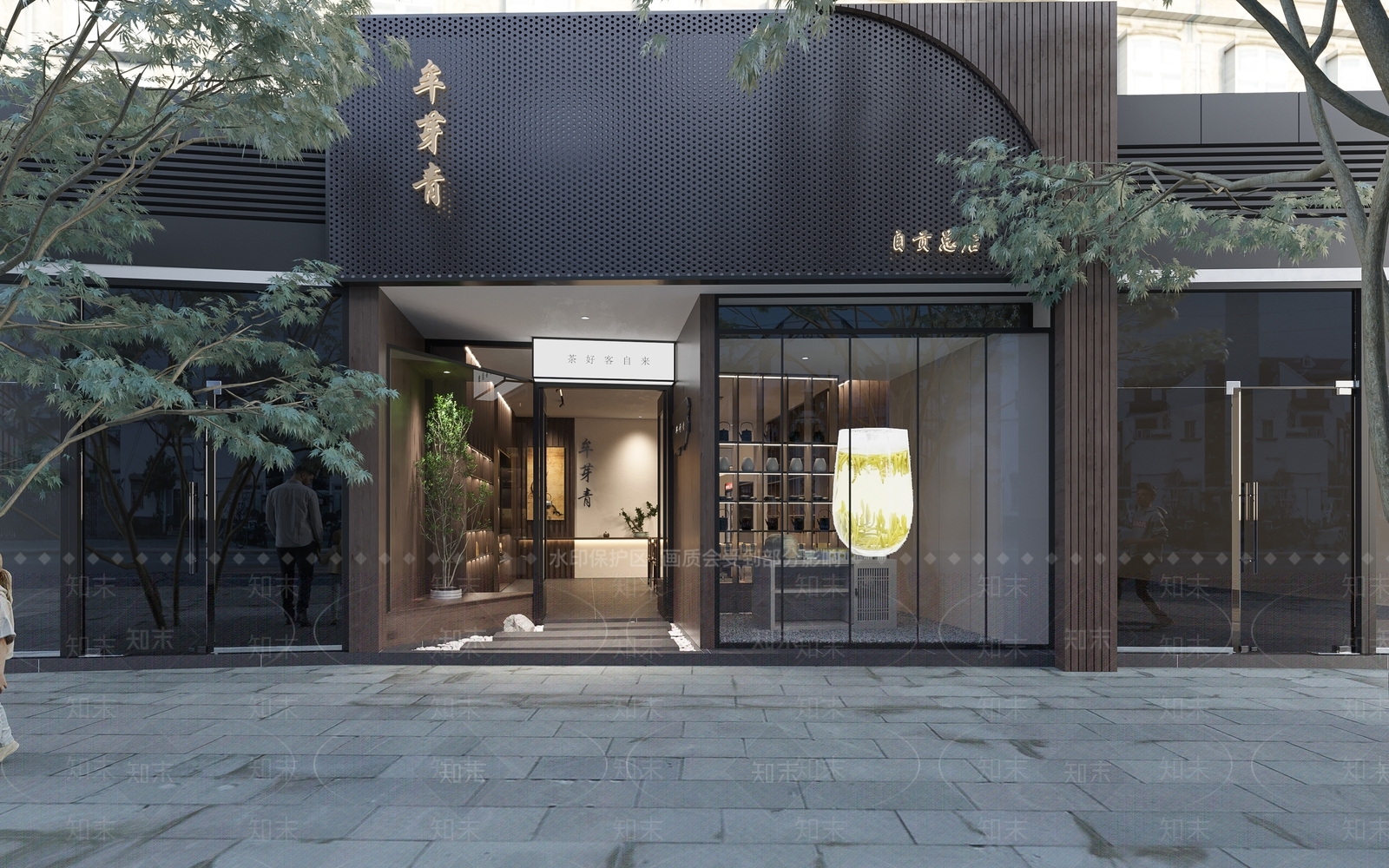 新中式茶馆3D模型下载【ID:1107607026】