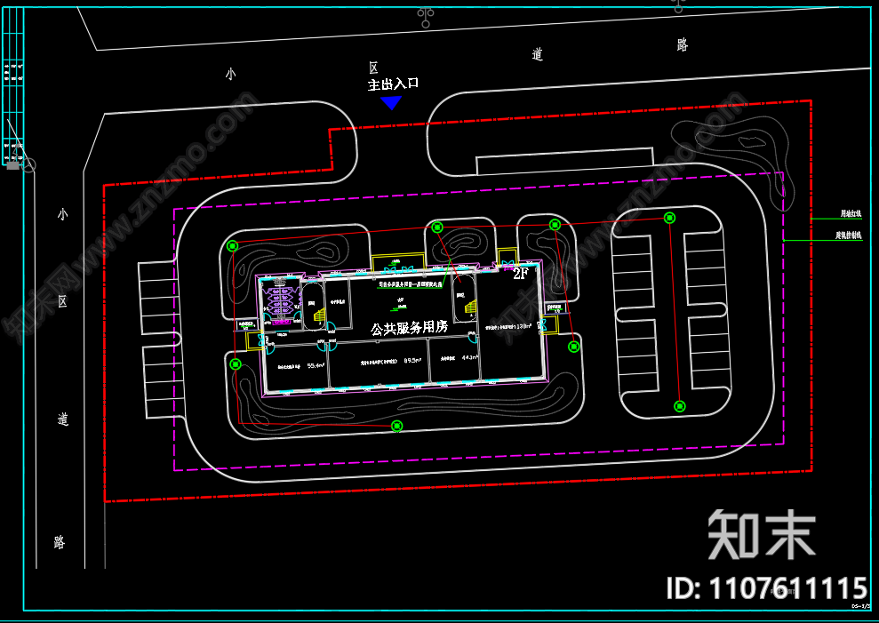 戚庄公共服务用房终路灯和监控电力图设计施工图下载【ID:1107611115】
