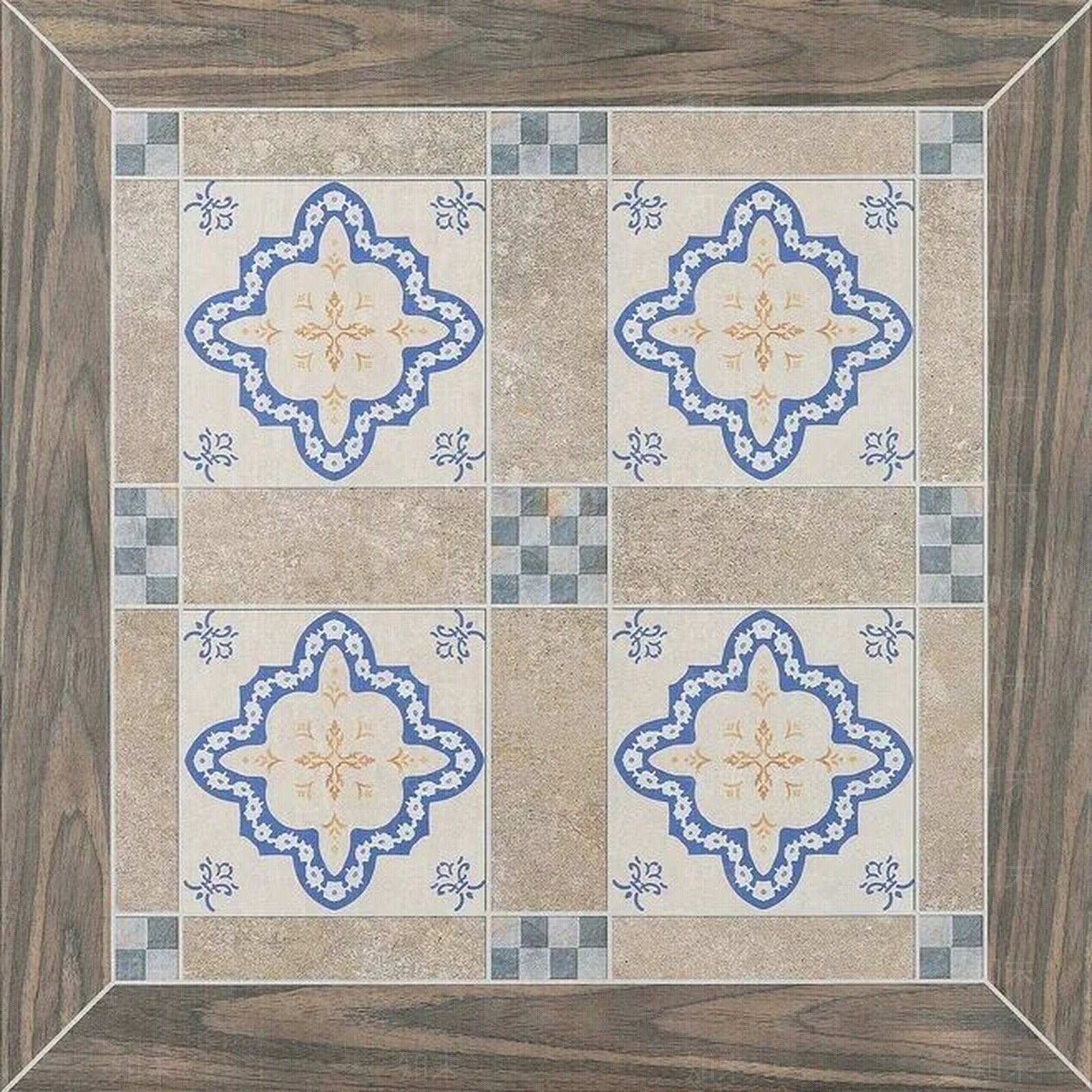 美式田园仿木纹砖客拼花地板贴图下载【ID:1107626356】