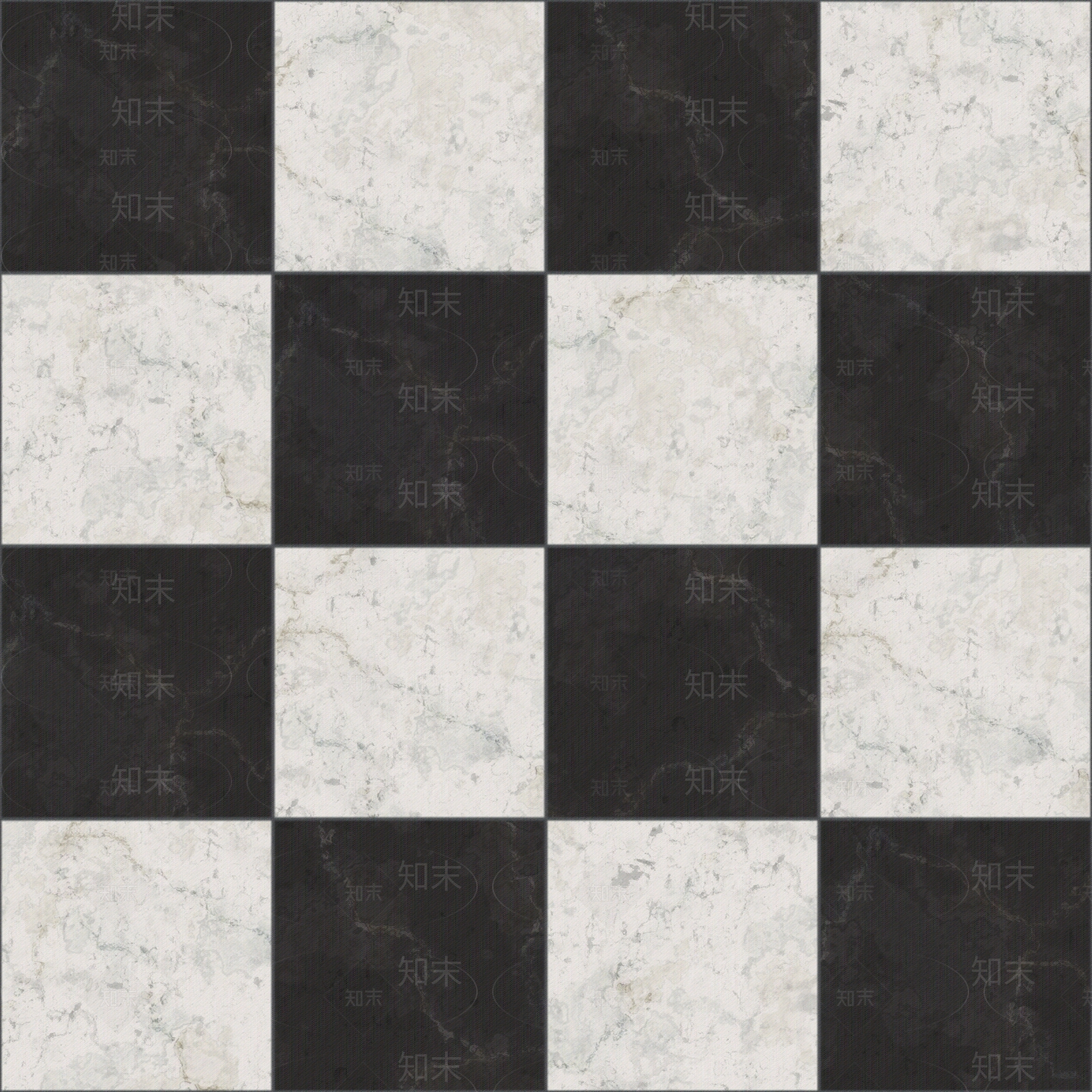 黑白大理石花砖贴图下载【ID:1107663803】