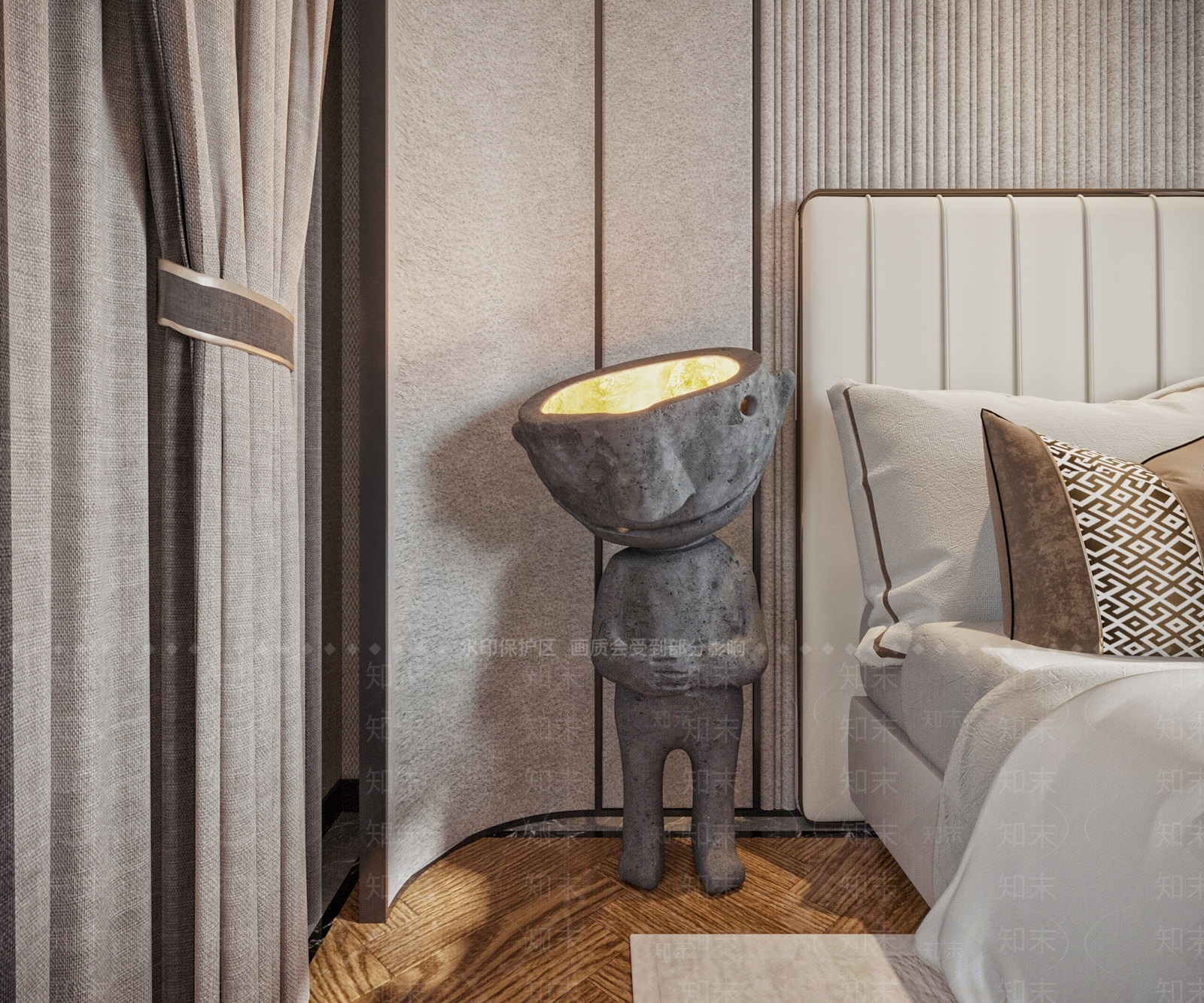 现代装饰灯3D模型下载【ID:1107669018】