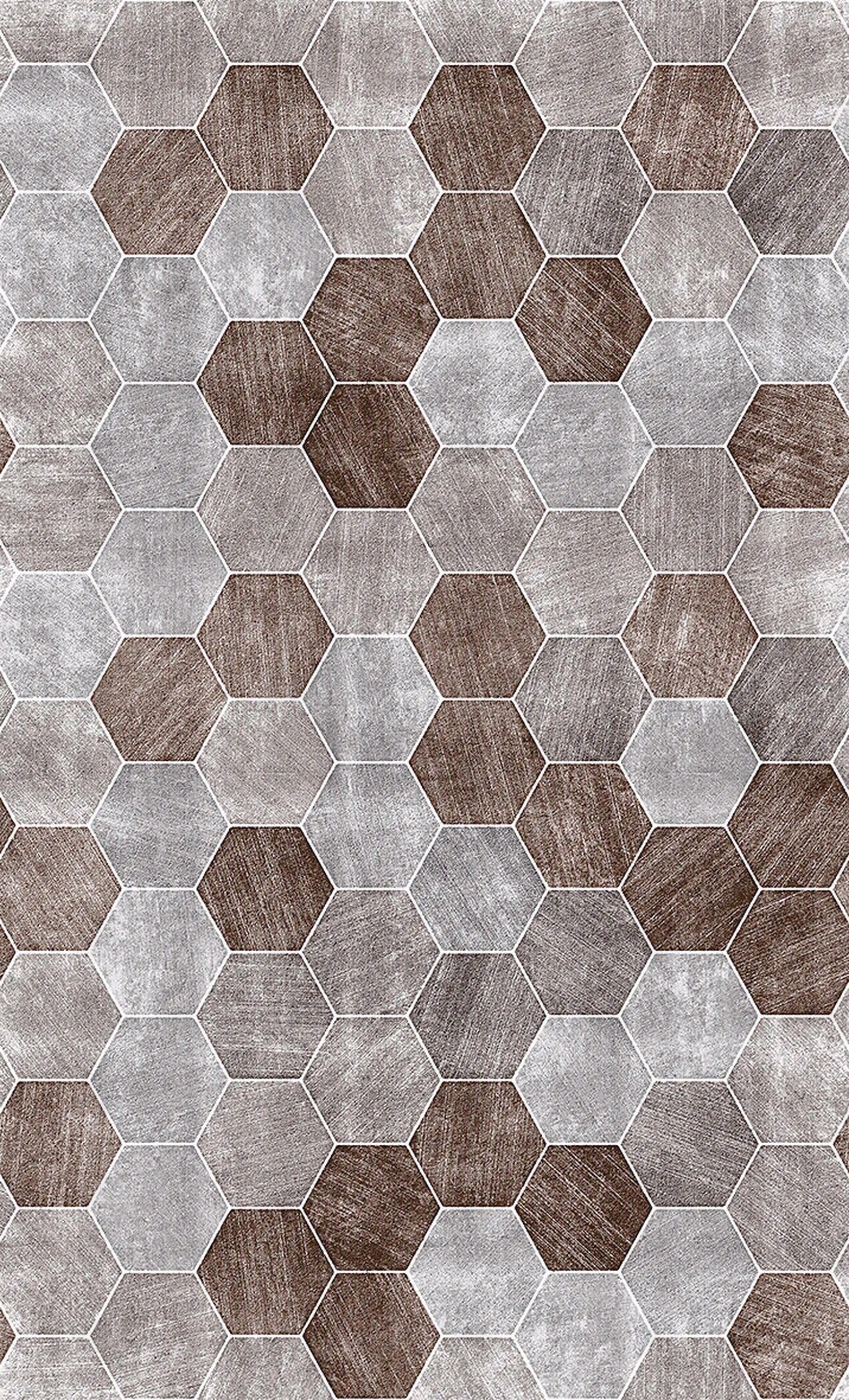 浅咖六边形马赛克瓷砖	贴图下载【ID:1107675563】